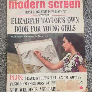 Modern Screen Magazine September 1961 Liz Taylor Elvis